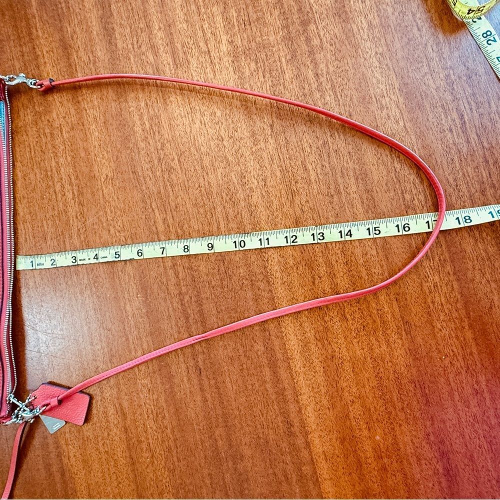 Coach Bleeker Daily Style L1382 29461 Vibrant Red Crossbody Bag Purse - Picture 13 of 15